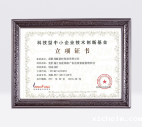 创新基金立项书